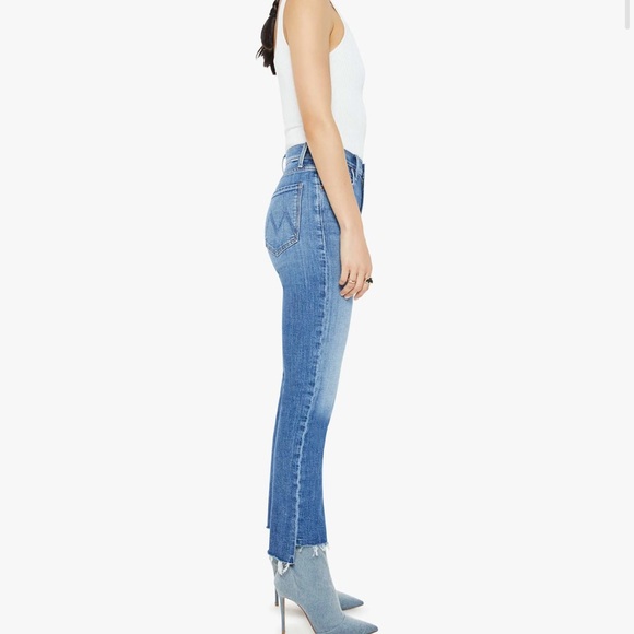 MOTHER Denim - MOTHER High-Waisted Ankle Step Fray In Loafers and Lassos wash NWT